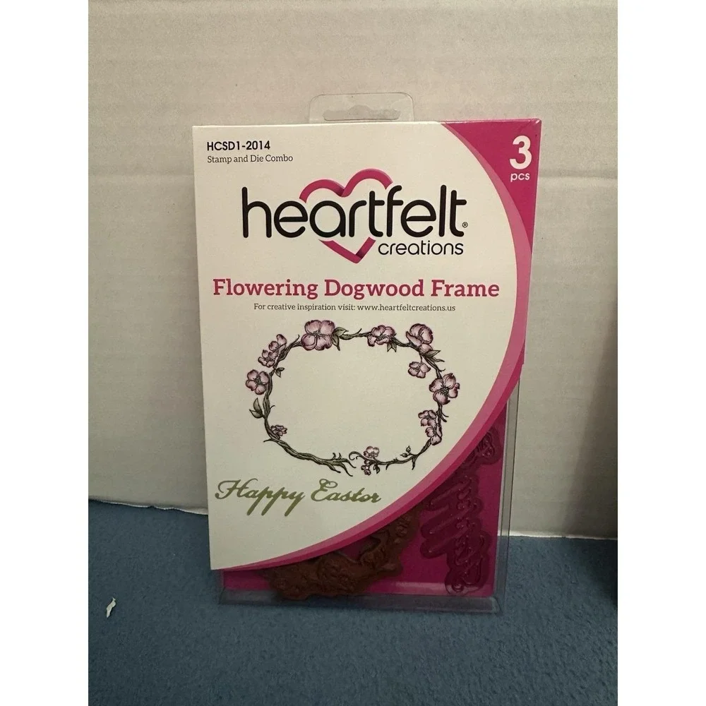 Heartfelt Creations Flowering Dogwood‎ Frame & Dogwood Chapel Cling Stamp Sets